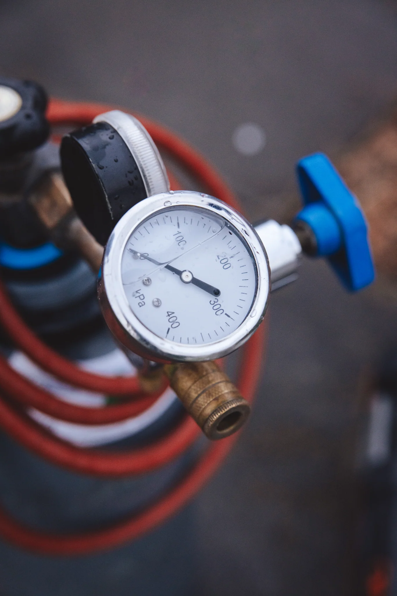 Pressure testing equipment used by Australian Leak Detection to test pipe integrity