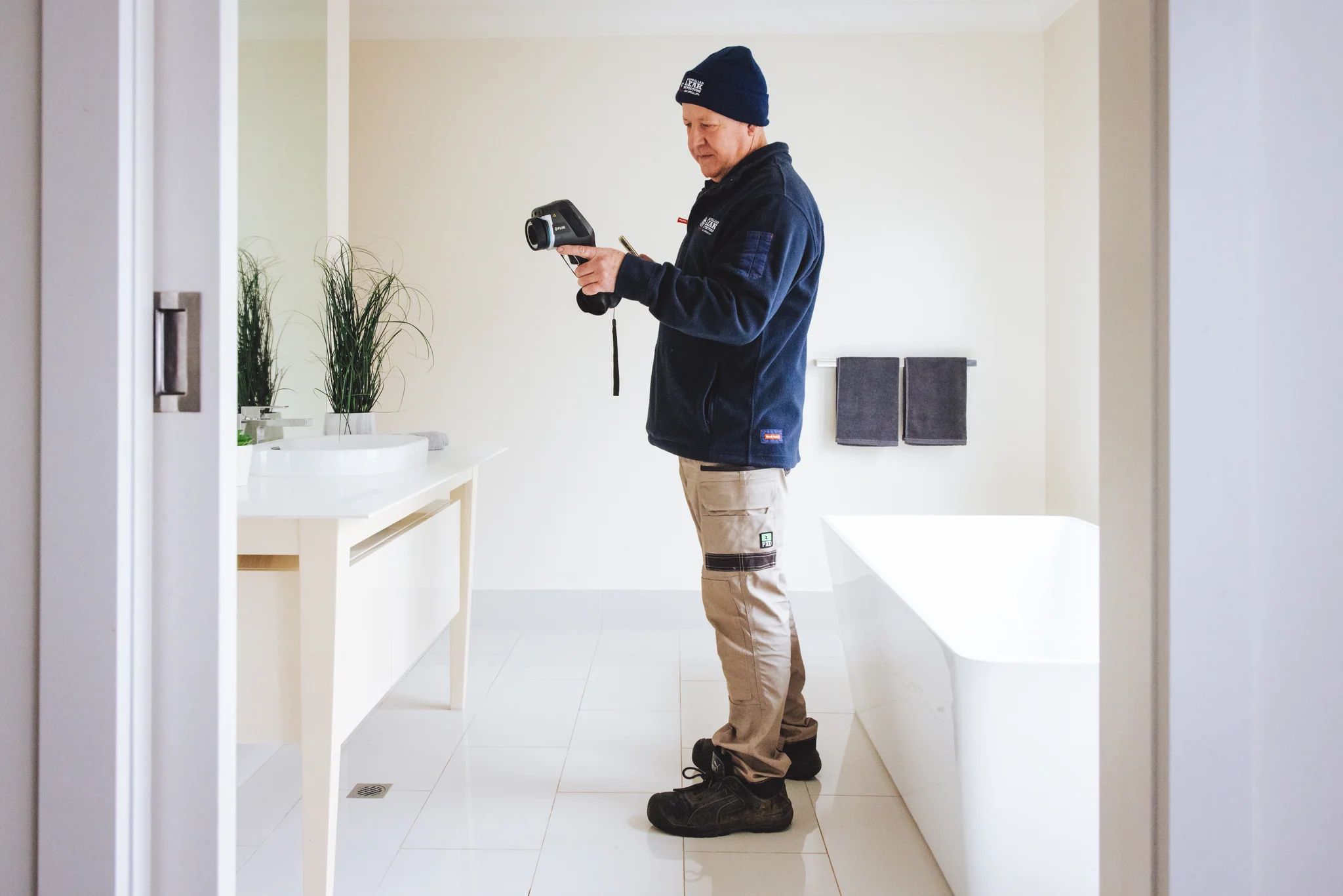 Thermal Imaging Leak Detection inspection detail