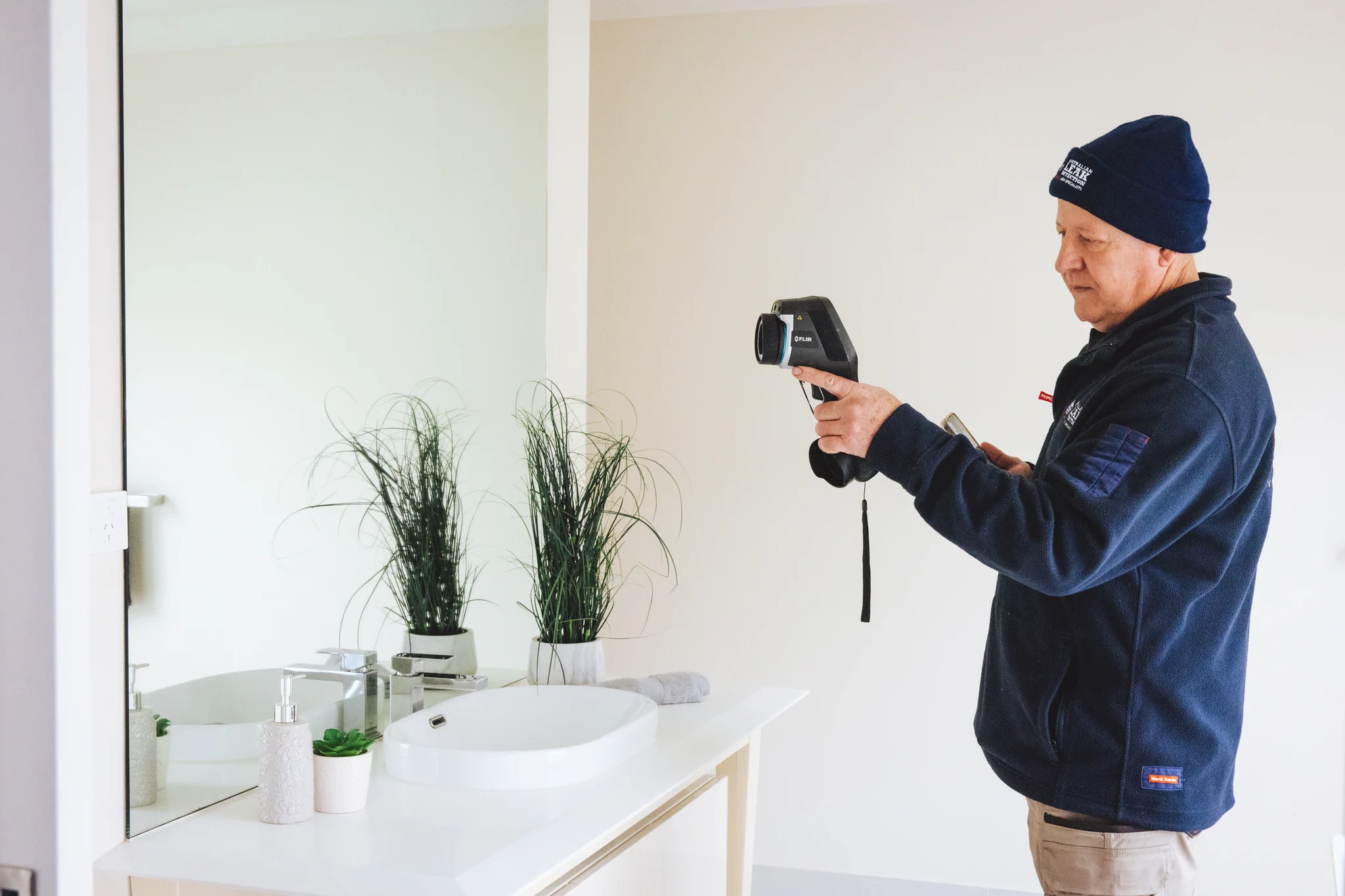 Shower & Bathroom Leak Detection on site