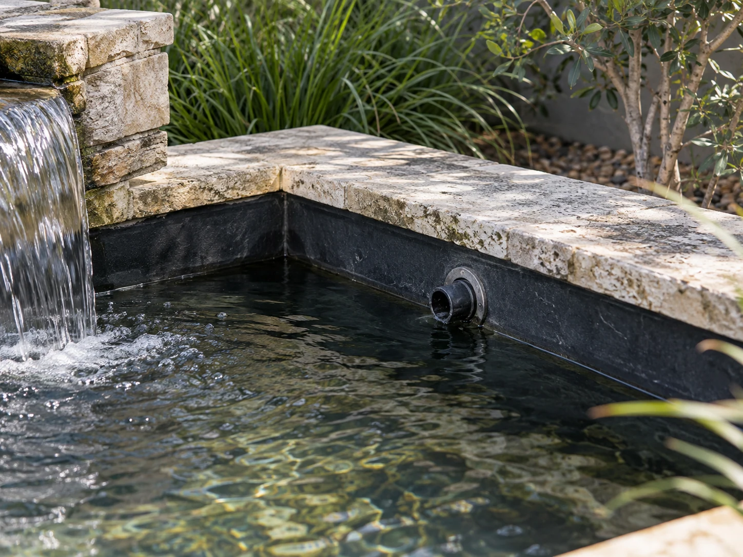 Fountain & Water Feature Leak Detection inspection detail