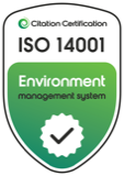 ISO 14001:2015 Environmental Management System certification logo