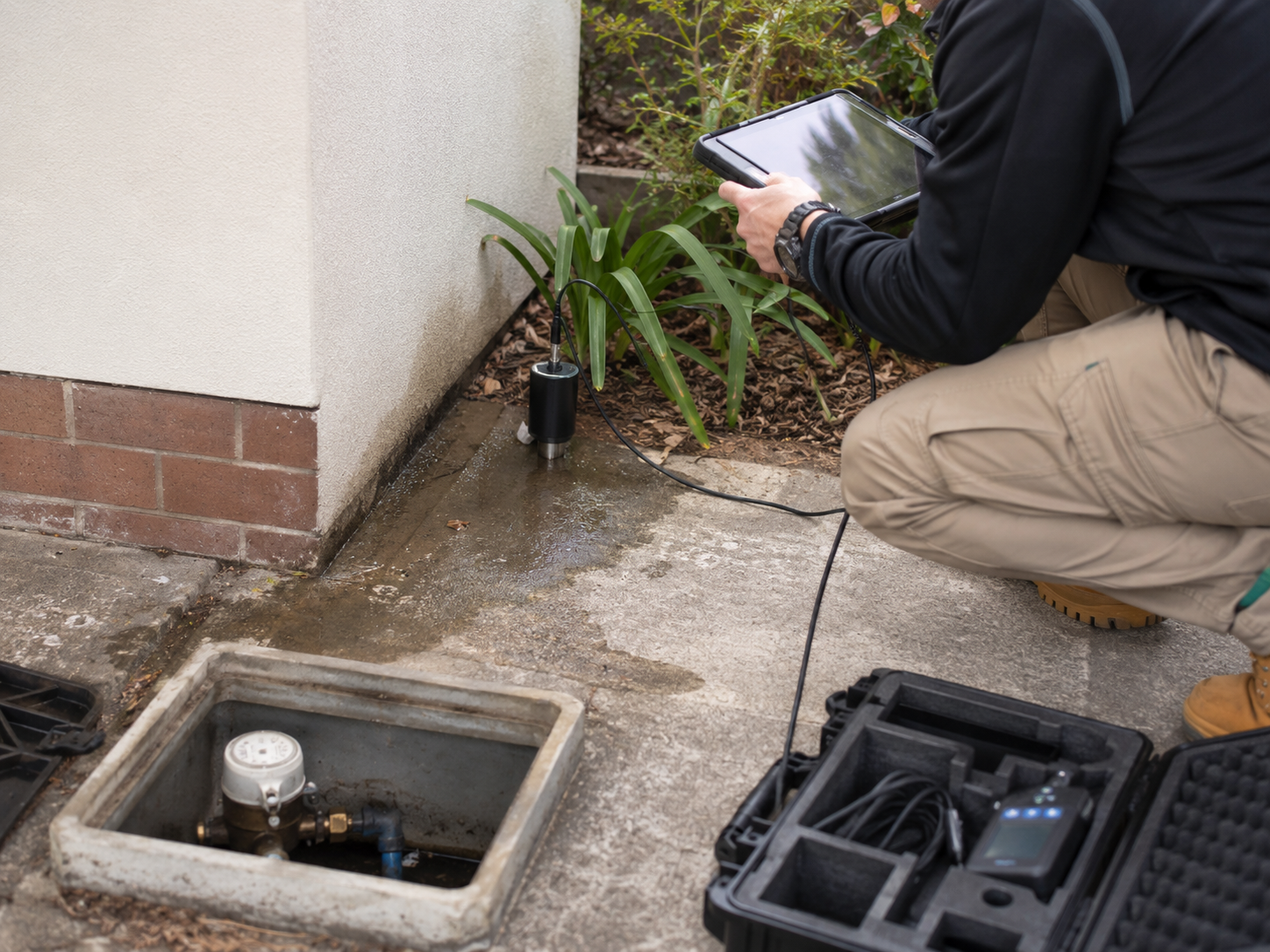 Mystery Leak Detection on site