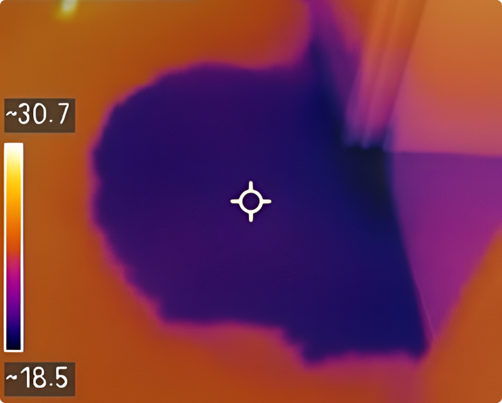 Thermal Imaging Leak Detection on site