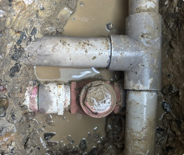 Underground Leak Detection on site